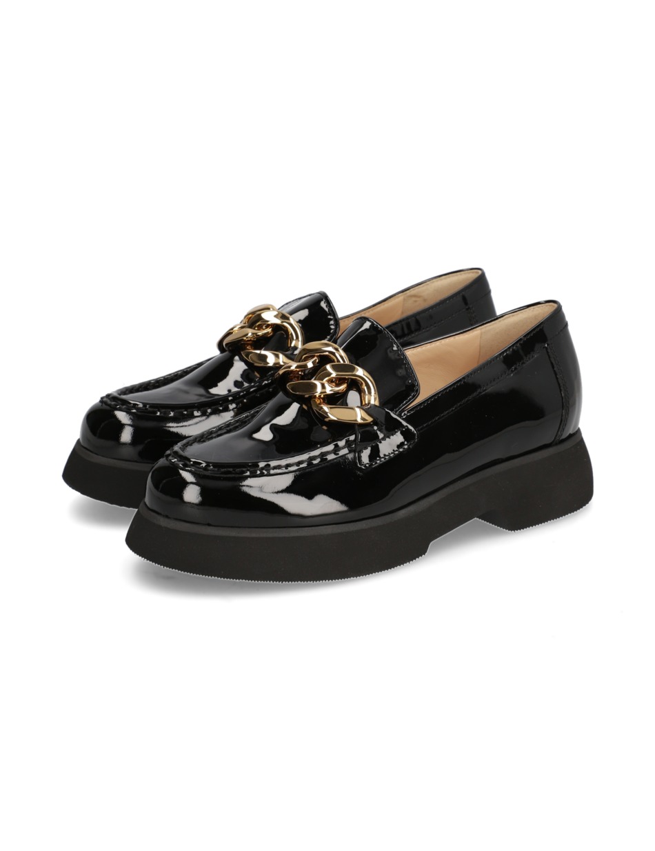 Lackleder Slipper klassisch