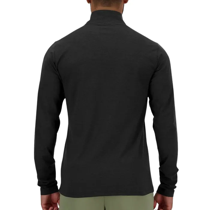 New Balance Space Dye 1/4 Zip Shirt Heren