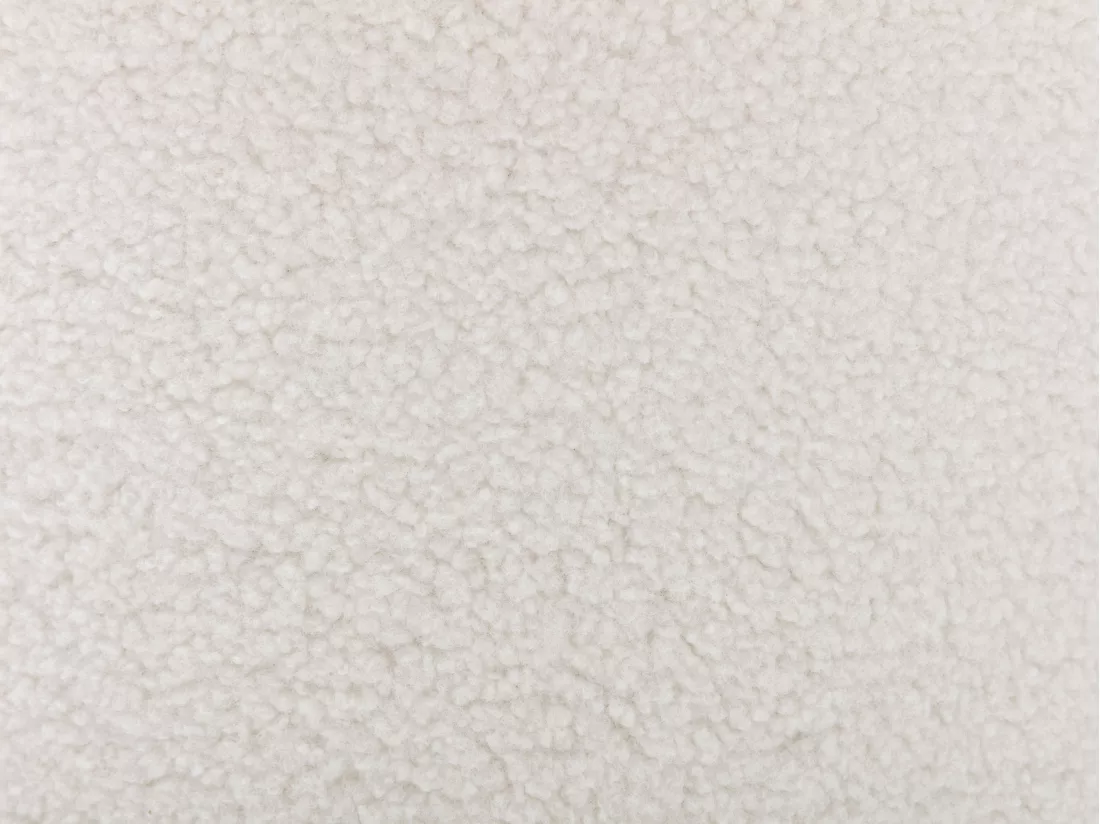 Lot de 2 chaises avec accoudoirs - Tissu bouclette et acier inoxydable - Blanc et doré - PERIA de Pascal MORABITO
