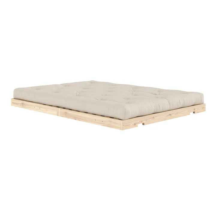 Karup Design - Flip Tagesbett, 140 x 200 cm, Kiefer natur / wheat beige (758)