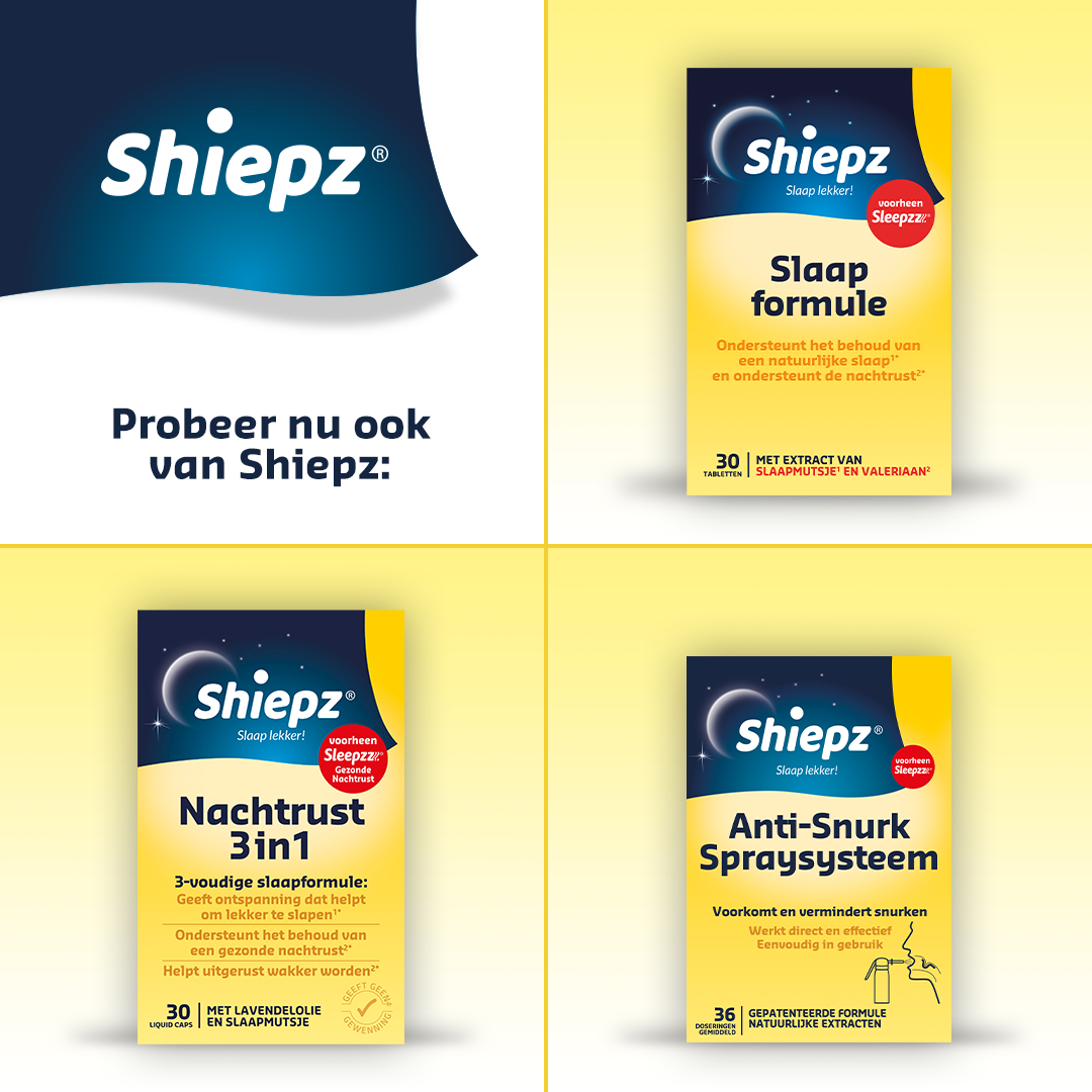 Shiepz Melatonine Original (500 tabletten)