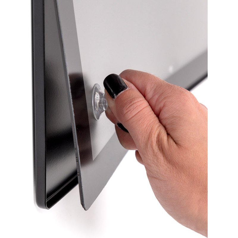Porte affiche magnétique Frame Slim noir