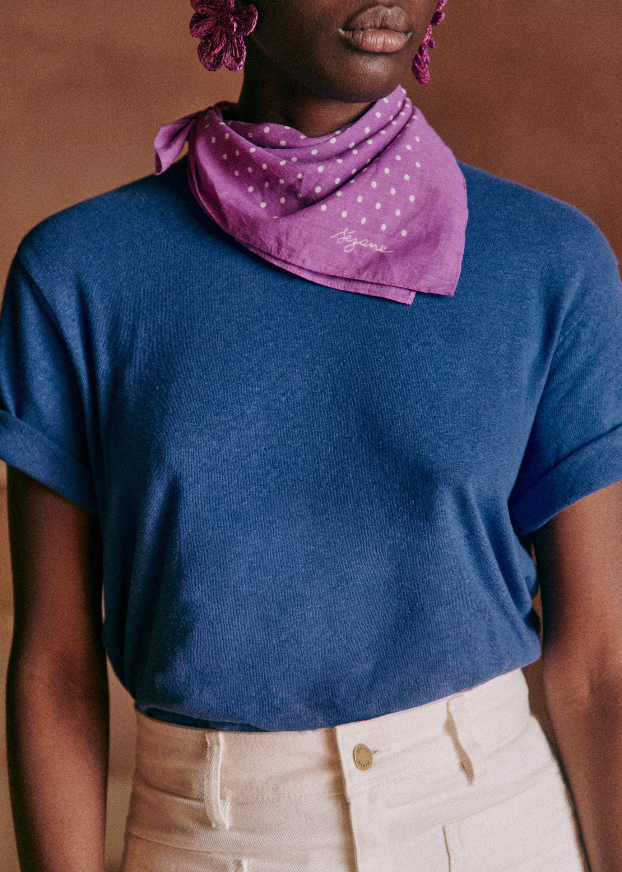 T-Shirt Martha - Bleu Vif - E-SHOP/T-SHIRTS 5905336