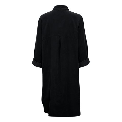 Fransa 20614549 Skjortekjole, Black, XL