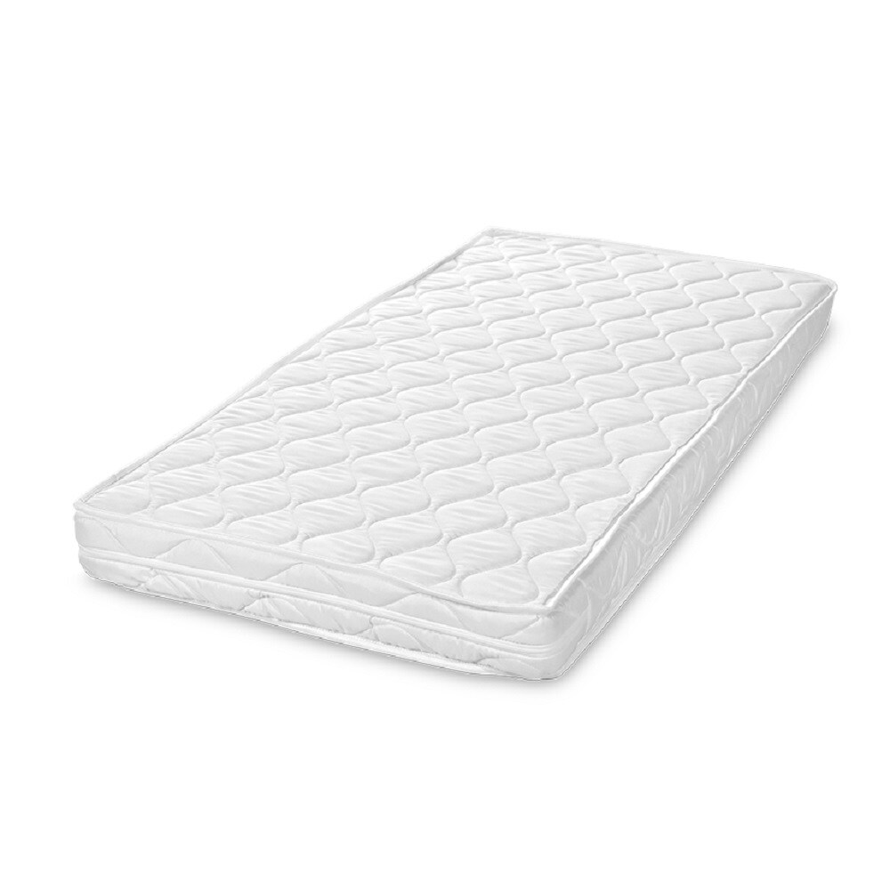 Lorelli Matratze Eco Tex 120 x 60 cm antiallergisch Bezug waschbar Schaumstoff weiß uni