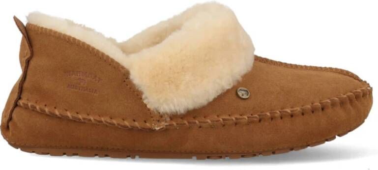 Warmbat Pantoffels Barrine BAR341026 Camel Bruin 40