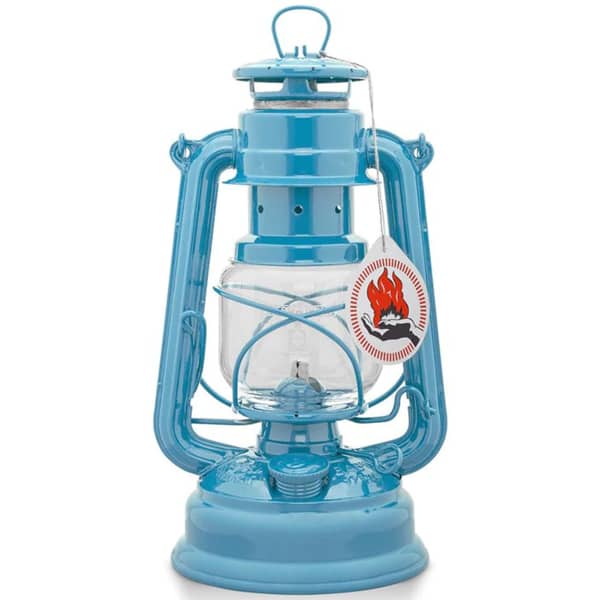 Lanterne camping FEUERHAND STORM LANTERN 276 BLEU PASTEL