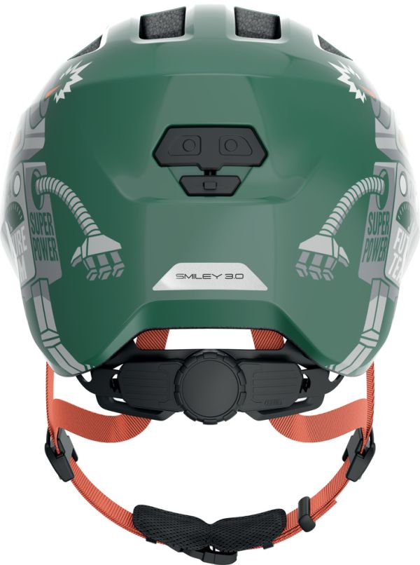 Abus Smiley 3.0 Cykelhjelm, Green Robo Shiny