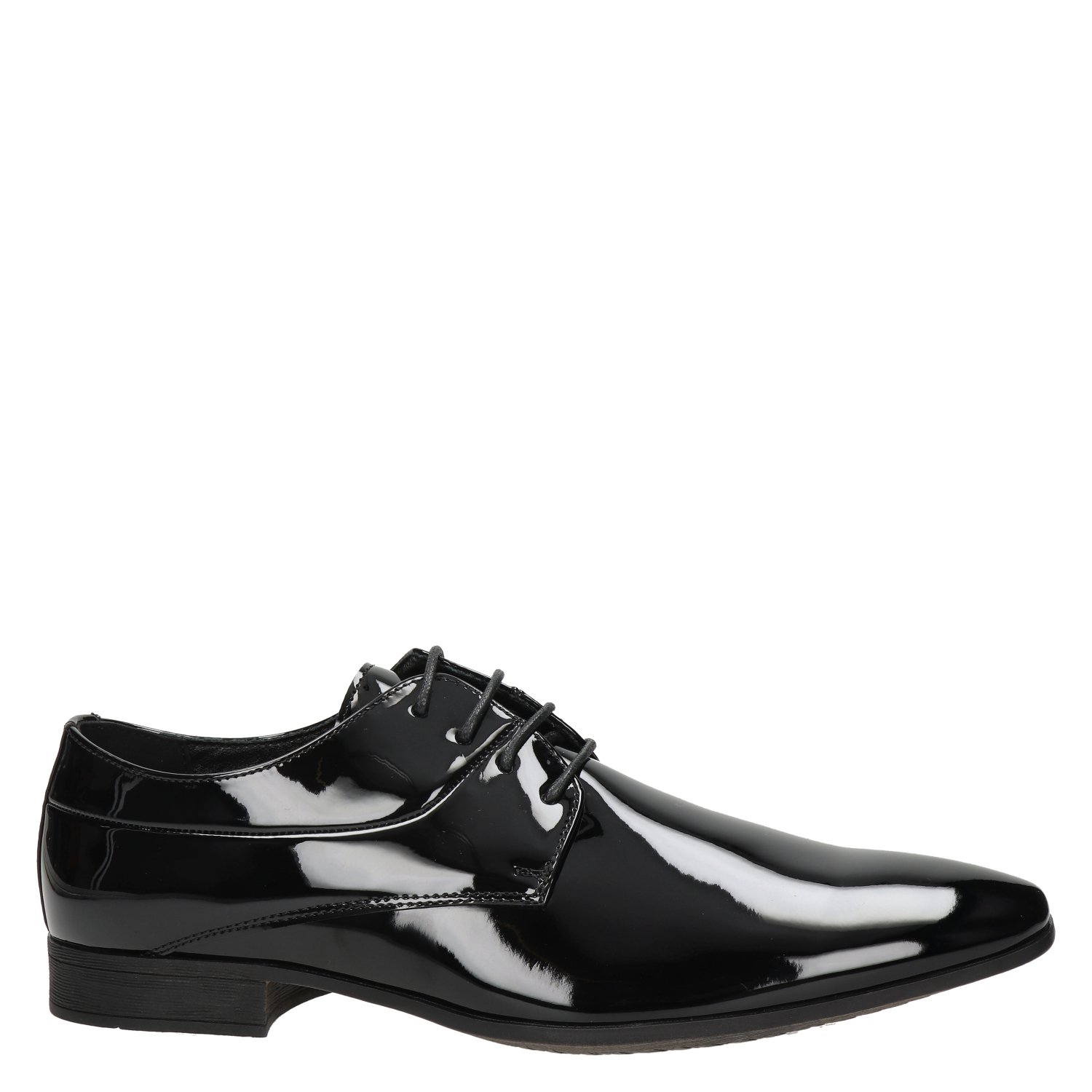 heren nette schoen Nelson Zwart