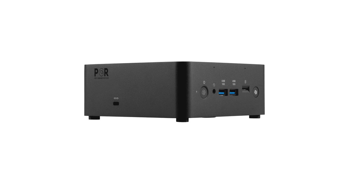 MSICubi NUC AI+ 2MG-002EU pc-systeem  (Zwart | Core Ultra 7 258V | Arc Graphics 140V | 32 GB | 1 TB SSD)