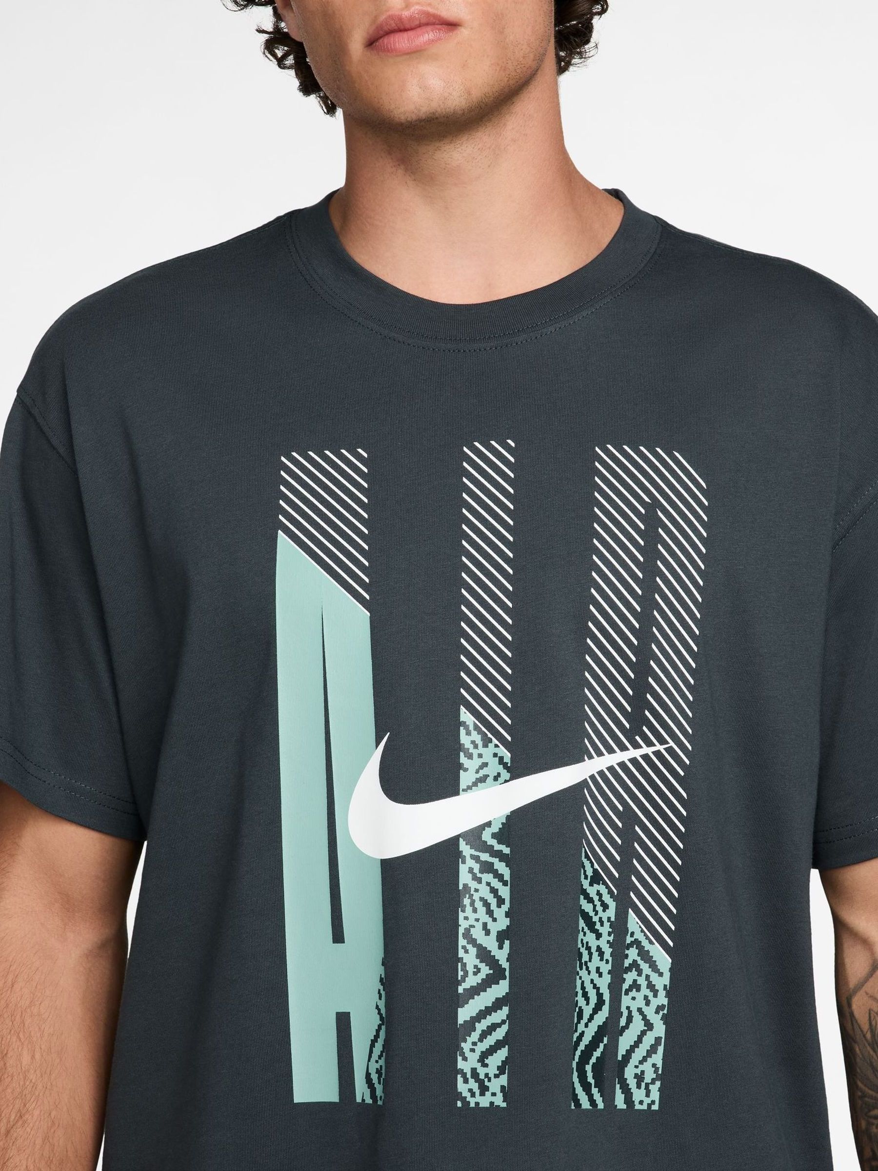 Donkergroen zeewier - Nike Mens Sportswear T-Shirt M90 Air HO25