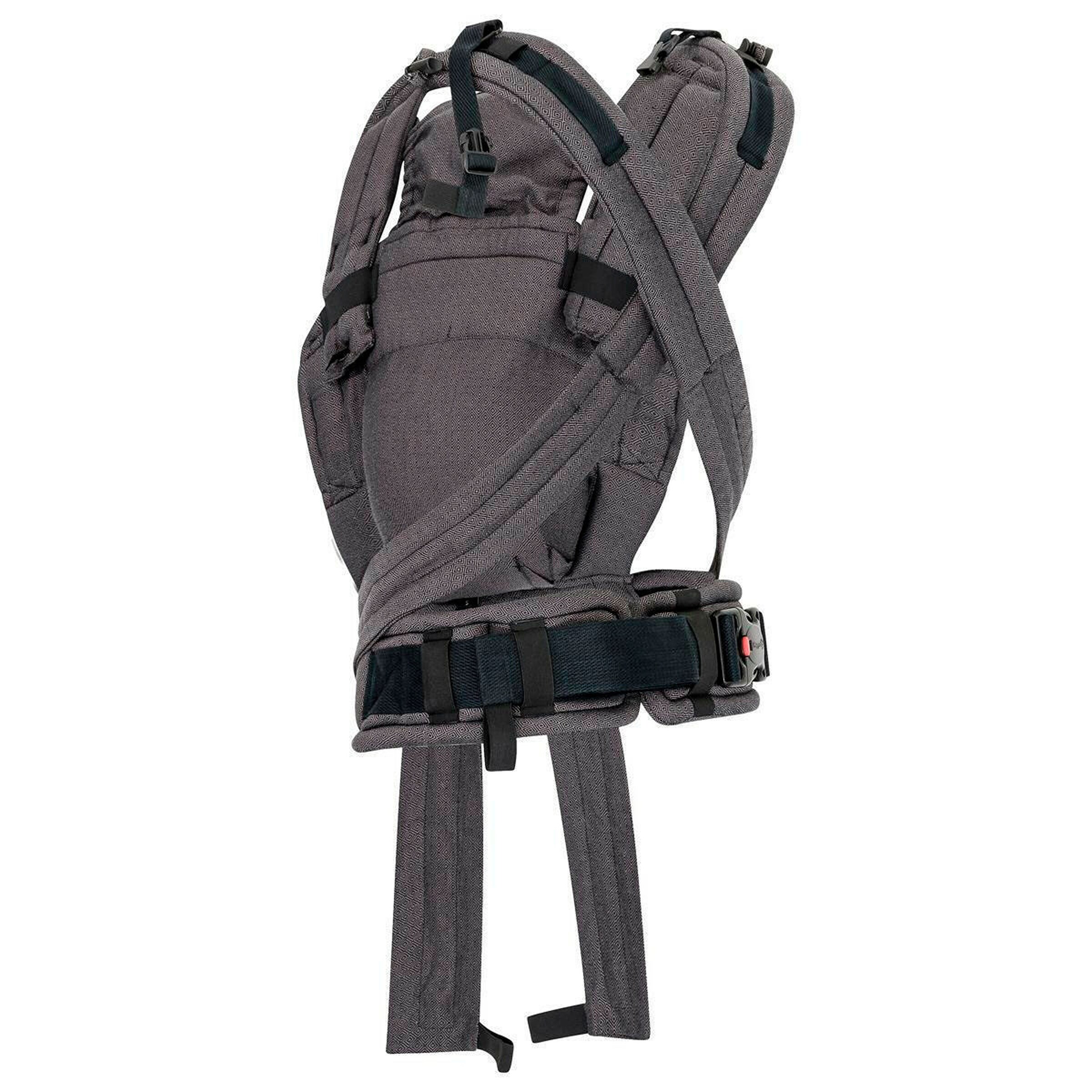 HOPPEDIZ® Babytrage Nabaca Basic-Set London grau