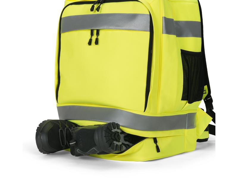 DICOTA Hi-Vis 65 l – Gelb Maximale Sichtbarkeit und Arbeitssicherheit für den Outdoor-Einsatz