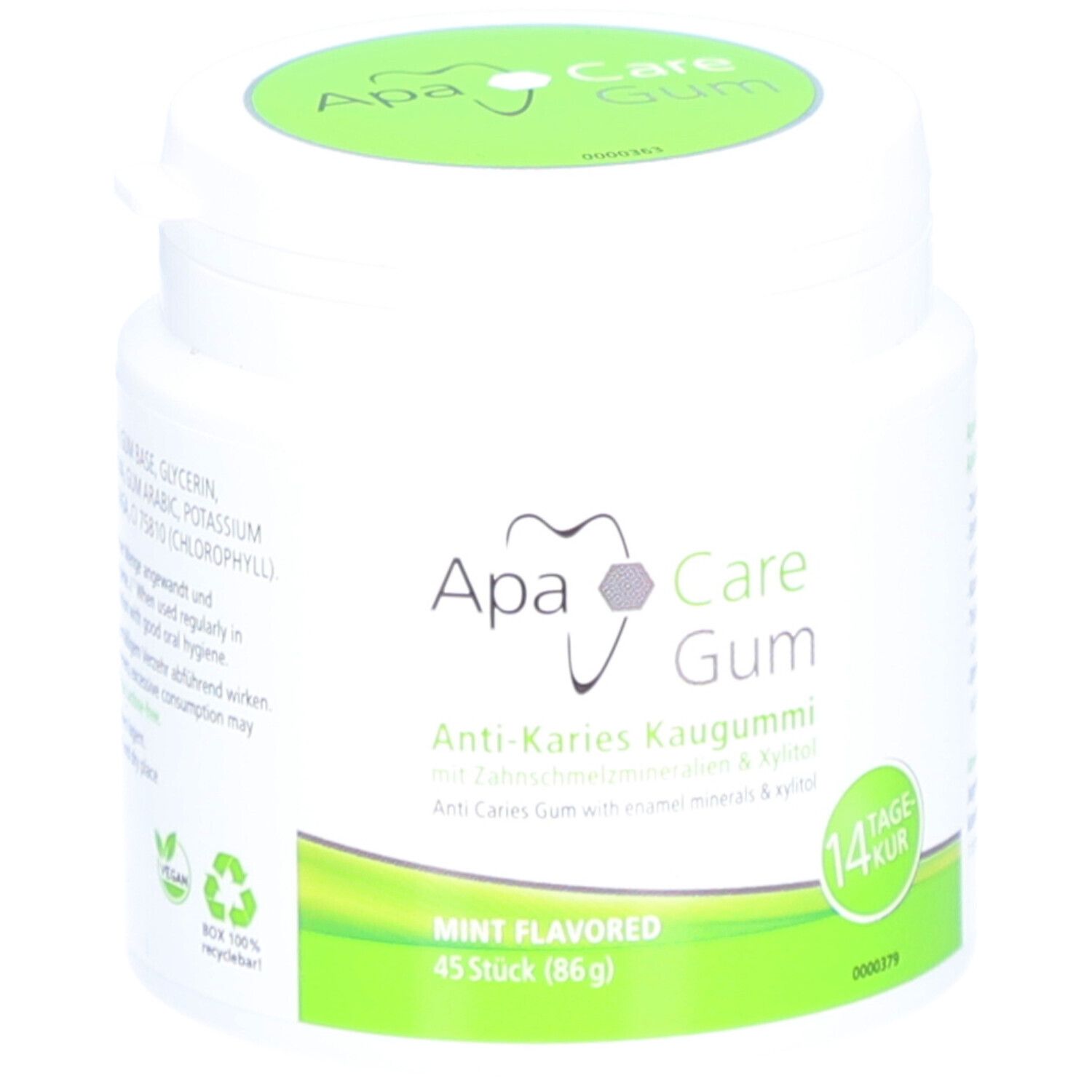 ApaCare Gum Anti-Karies Kaugummi