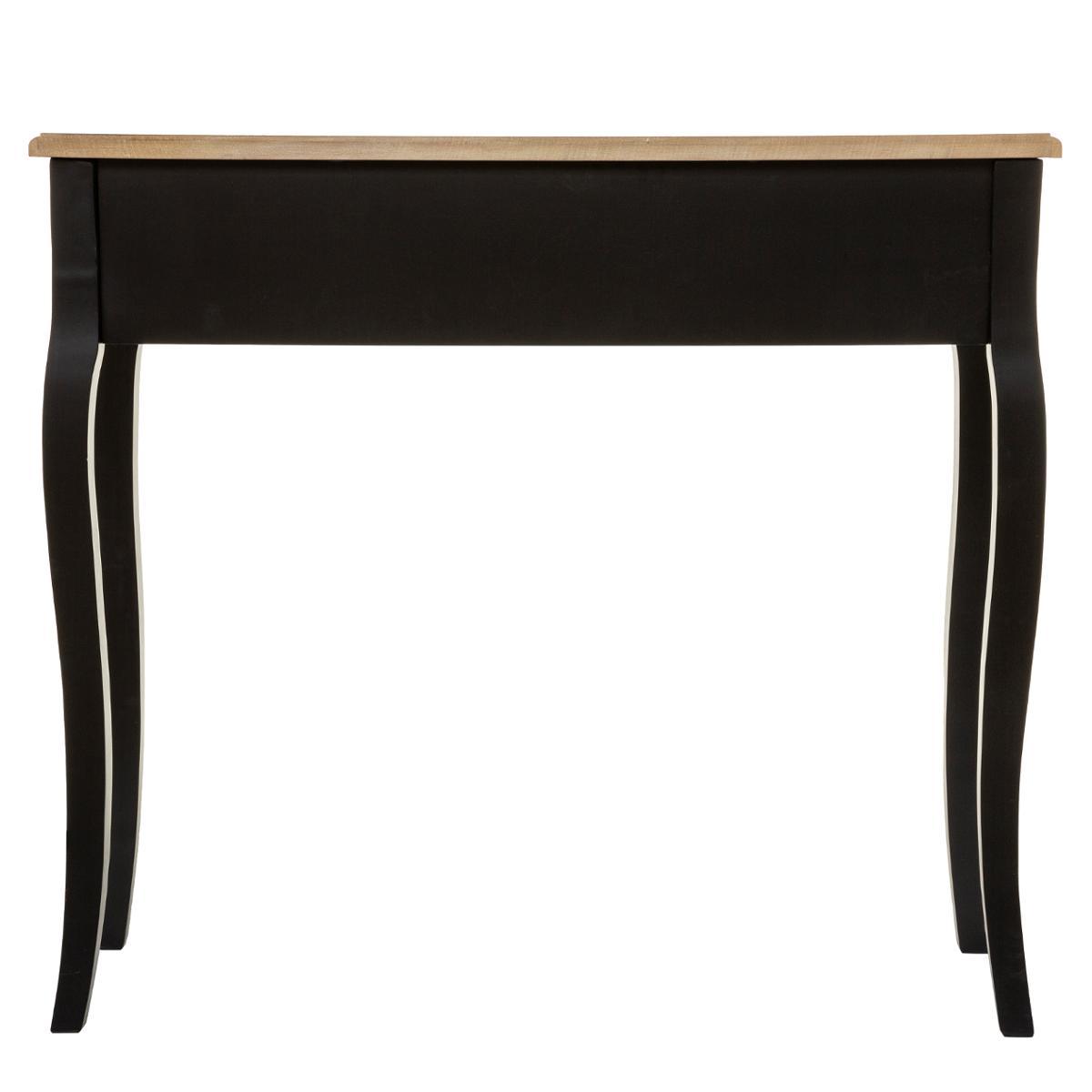 CONSOLE 2 TIROIRS NOIR CHRYSA