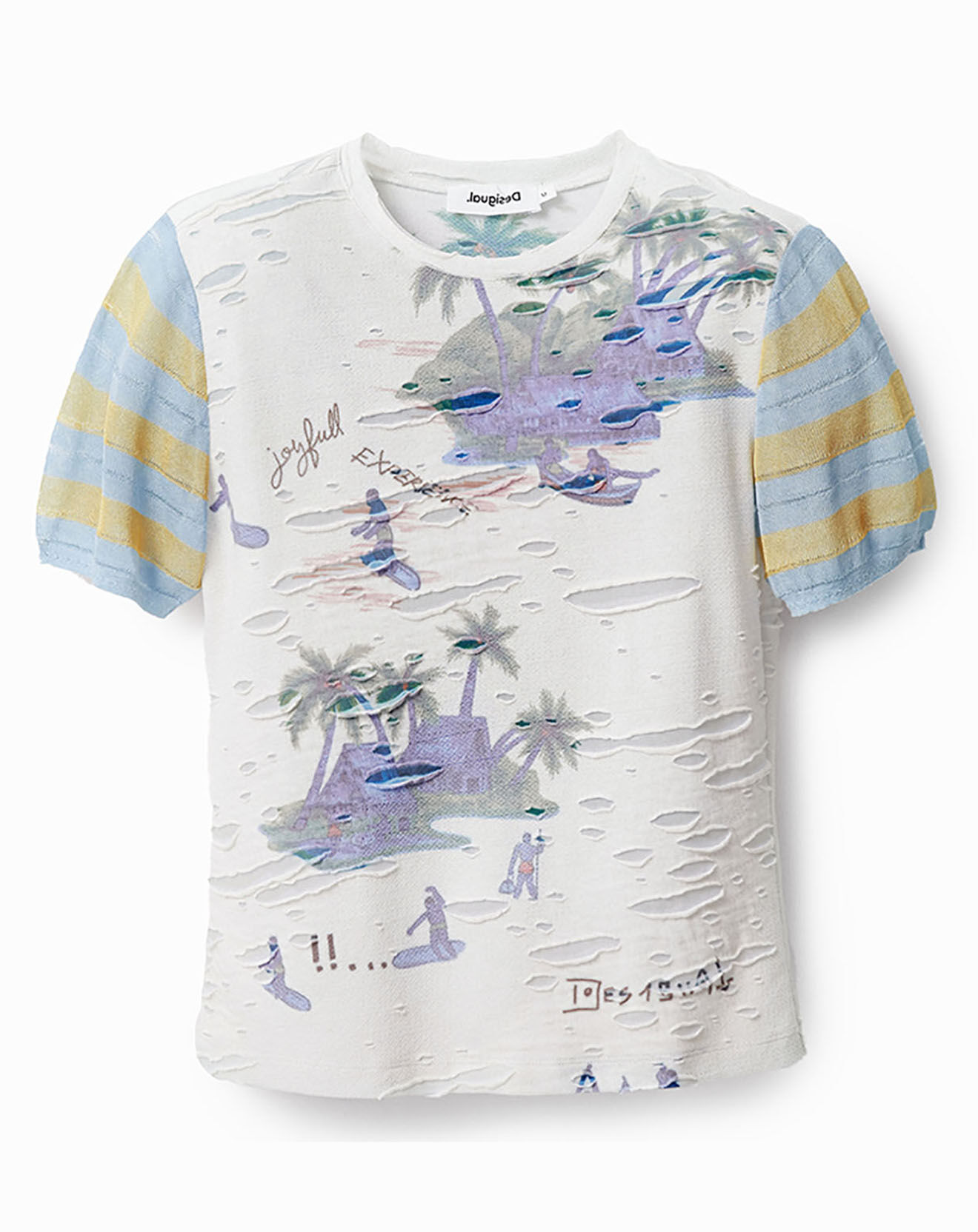 Desigual Top Nayla écru