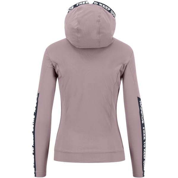 Veste polaire ski rando KARPOS EASYFRIZZ W FULL-ZIP HOODIE NIRVANA/OMBRE BLUE