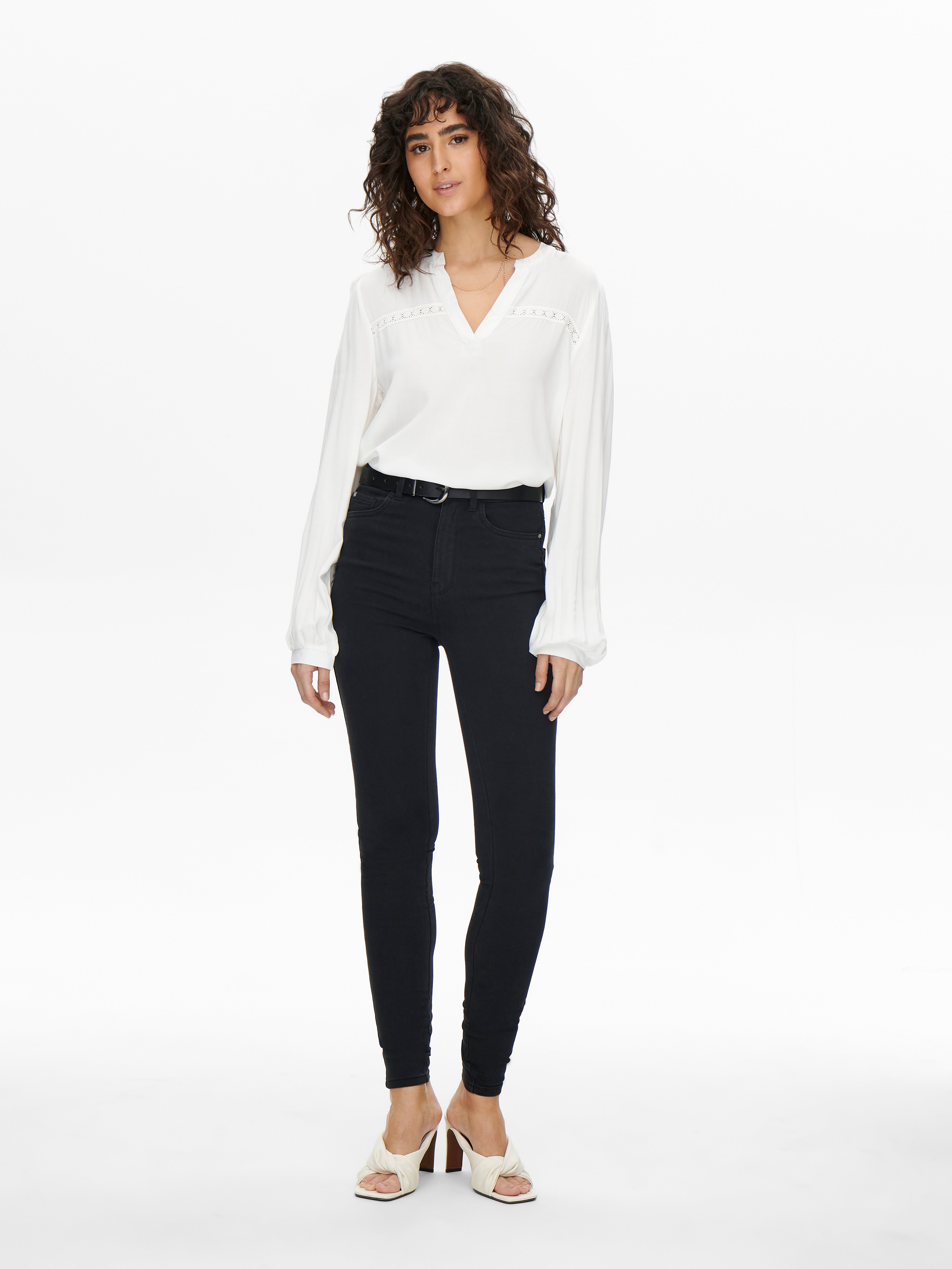 JDYMOON Skinny Fit Jeans Black Denim