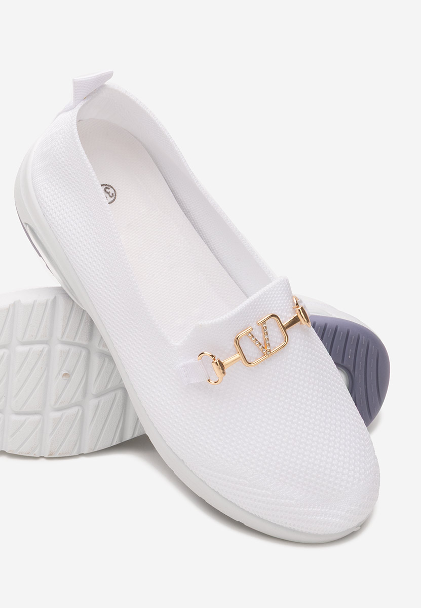 Mocassins femme blancs Ivaira
