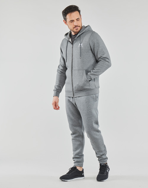 Under Armour - UA ESSENTIAL FLEECE FZ HOOD - Gris