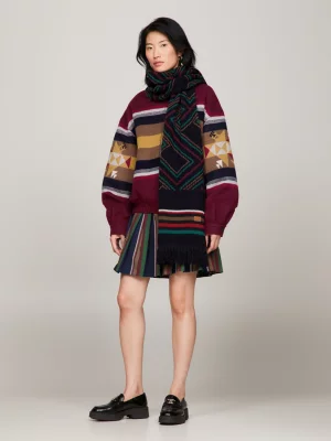 Cachecol Tommy x Pendleton New York Stripe TH Monogram