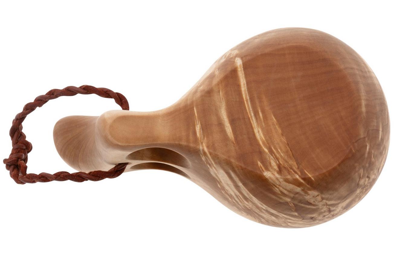 Casström Curly Birch Kuksa 16114, 2-Finger Handle, beker