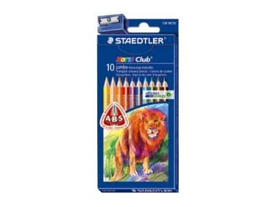 Farveblyant Staedtler Noris Club Jumbo ass. farver 4 mm (10 stk.)