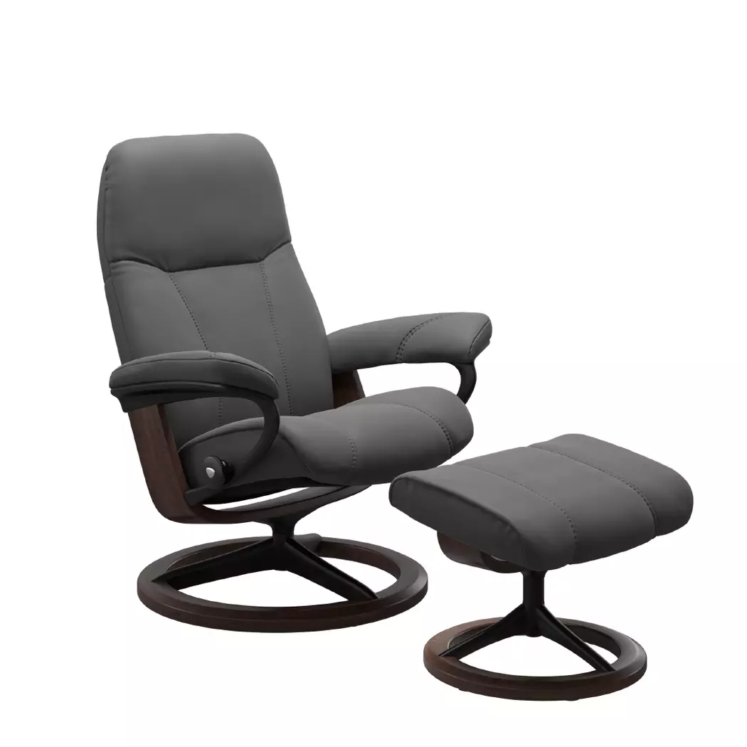 Sessel mit Hocker Consul Signature