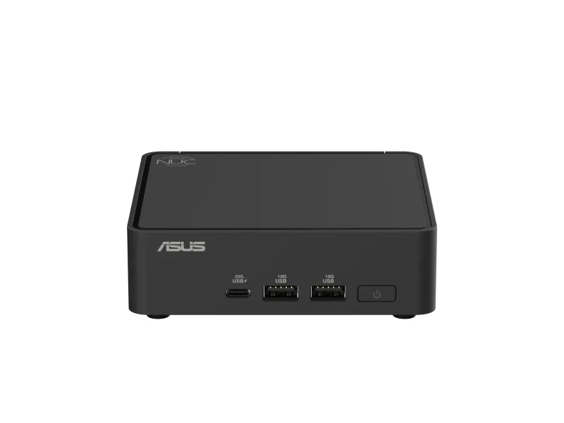 ASUS NUC 15 Pro Slim Kit RNUC15CRKU700002 - Barebone - mini PC 1 x Core Ultra 7 255H / op til 5.1 GHz - RAM 0 GB - Arc Graphics 140T - IEEE 802.11ax (Wi-Fi 6), IEEE 802.11be (Wi-Fi 7), Bluetooth 5.4 - sort