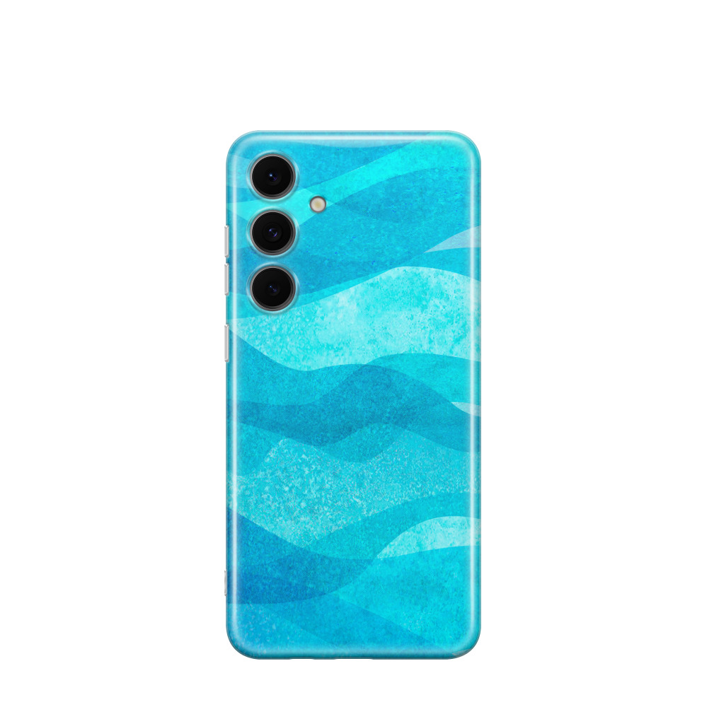 Samsung Galaxy S24 FE Gummi Hülle Ozean - Türkis