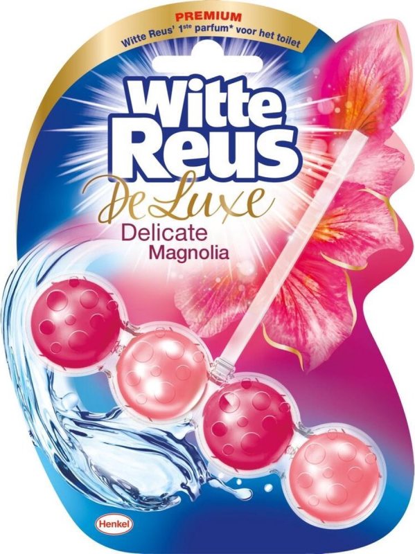 Witte Reus Deluxe Toiletblok Delicate Magnolia 1 Stuk