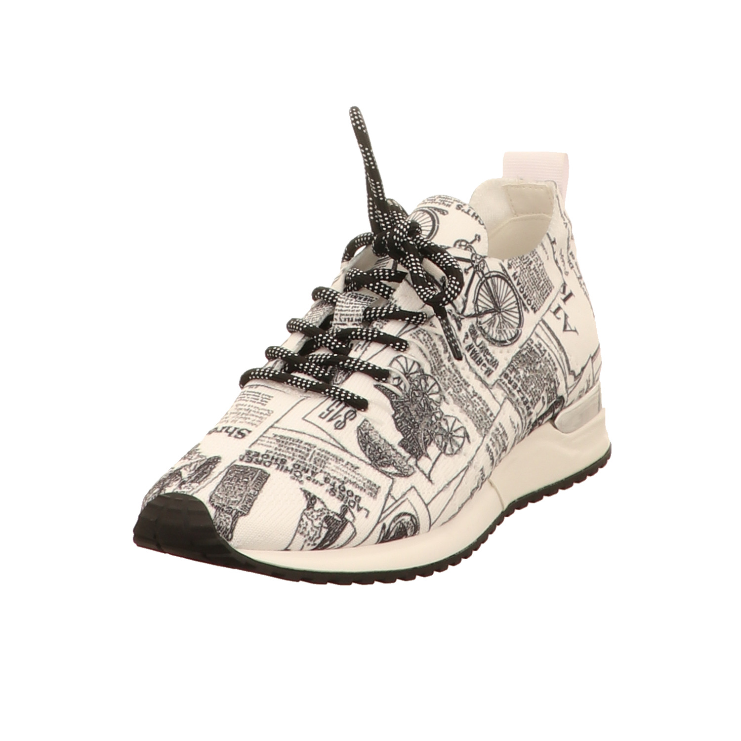La Strada Sneaker weiß weiss/weiss kombi
