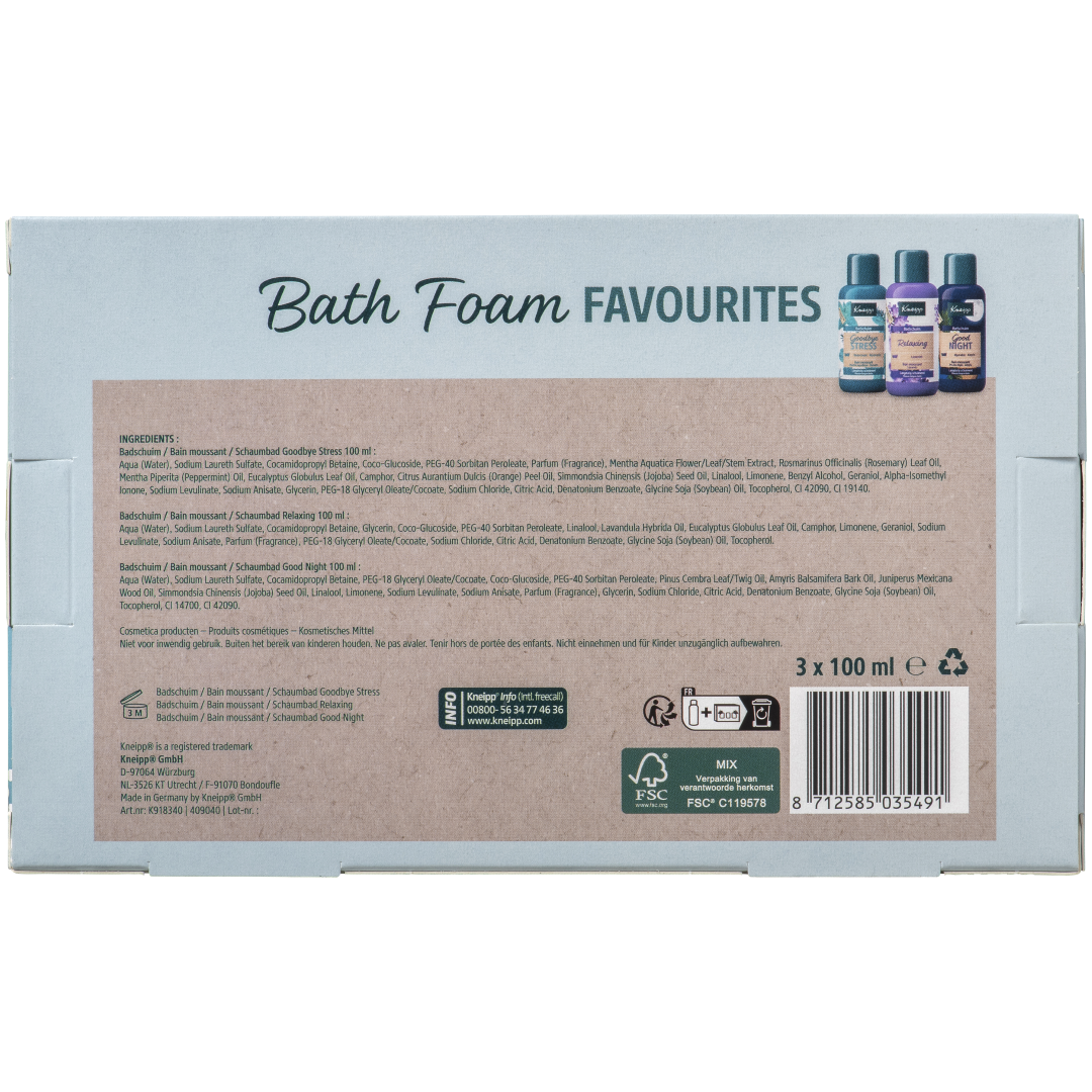 Kneipp Geschenk set bath foam collection (1 set)
