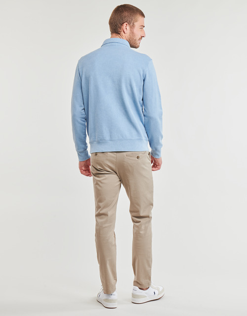 Polo Ralph Lauren - SWEATSHIRT DEMI ZIP EN MOLLETON Azul / Celeste / Azul
