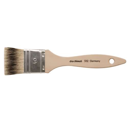 da Vinci Breite Haarpinsel, Serie 582, Dachshaarpinsel
