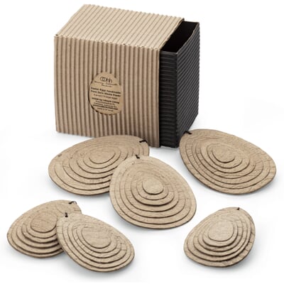 Ostereier recyceltes Papier, Natur