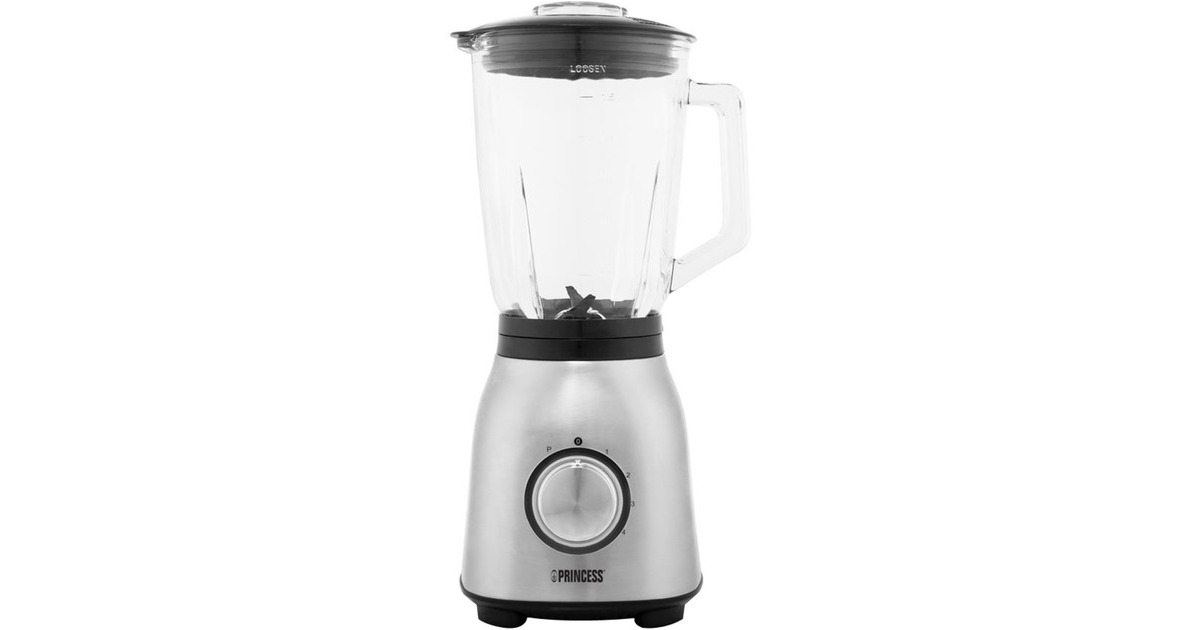 Princess212091 Blender RVS 1000  (Geborsteld rvs/zwart)