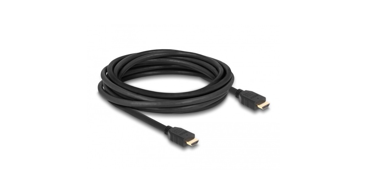 DeLOCKHigh Speed HDMI kabel  (Zwart, 5 meter, 8K 60Hz, 48 Gbps)
