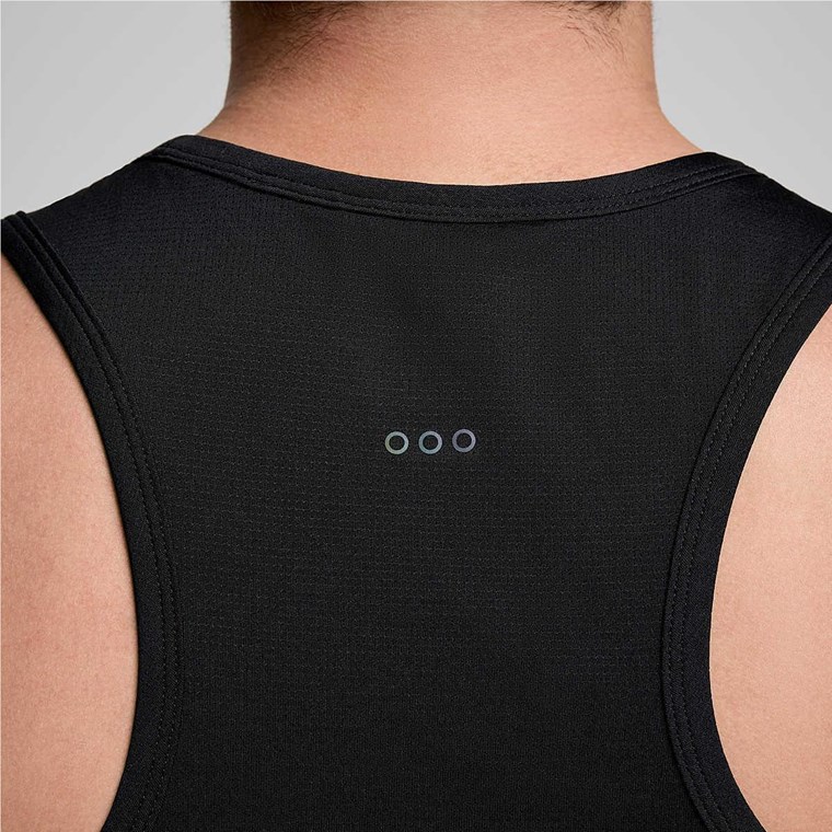 Saucony Stoppeklokke Singlet Men Black