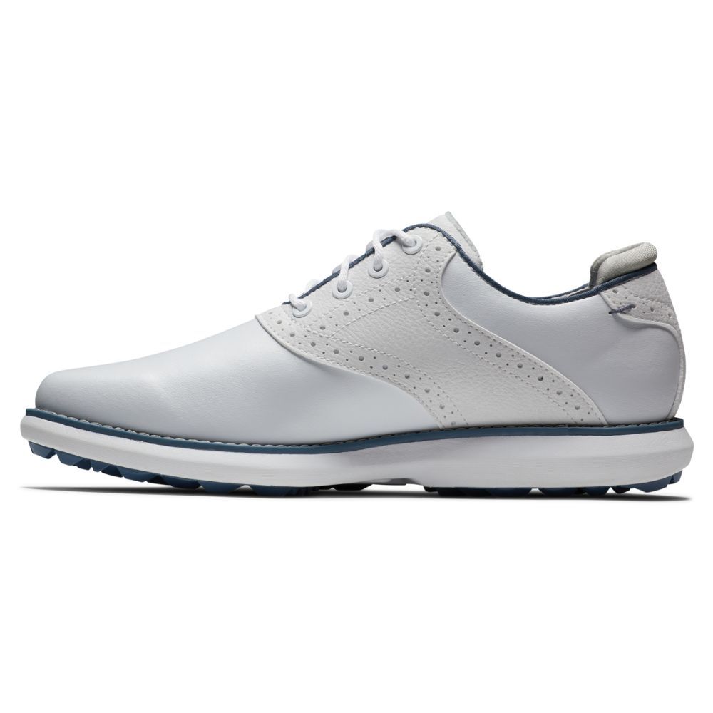 Traditions Spikeless Golfsko Dame Hvit/Blå/Grå