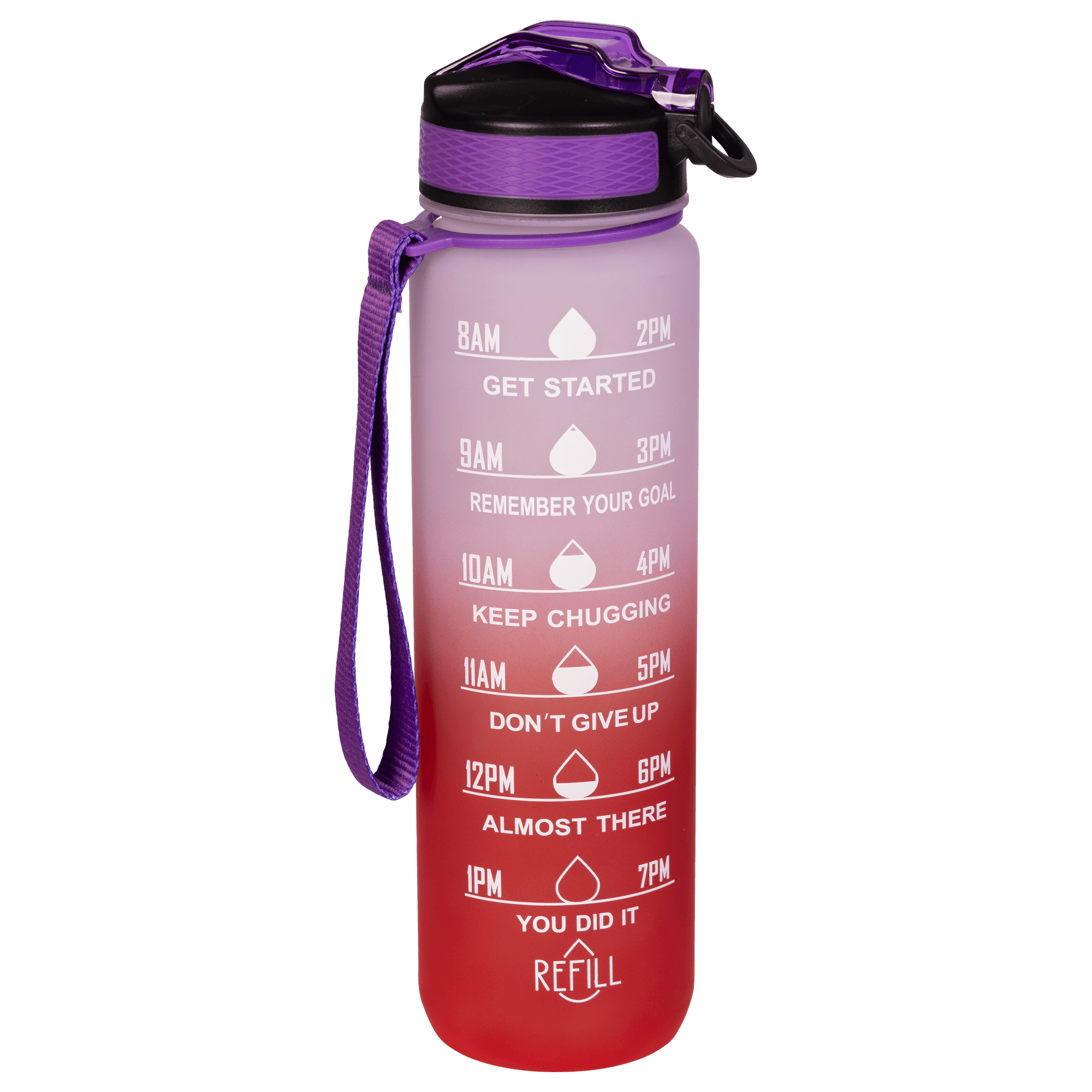 Motivation Bottle Motivasjonsflaske 1000ml - Tilbehør sportsutstyr
