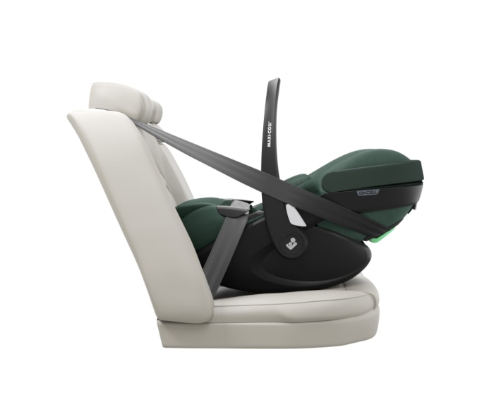 Pebble 360 Pro 0 - 15 M  40 - 87 cm  0 - 13 kg    Innovative SlideTech®-Technologie |    Flache Liegeposition |    Easy-in-Gurt |    G-CELL Seitenaufprallschutz |    FlexiSpin-Drehung mit nur einer Hand |