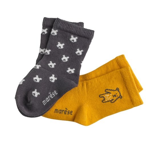 Safran & Cie Lot 2 Paires de chaussettes   Ours        15/16   de               Marèse
