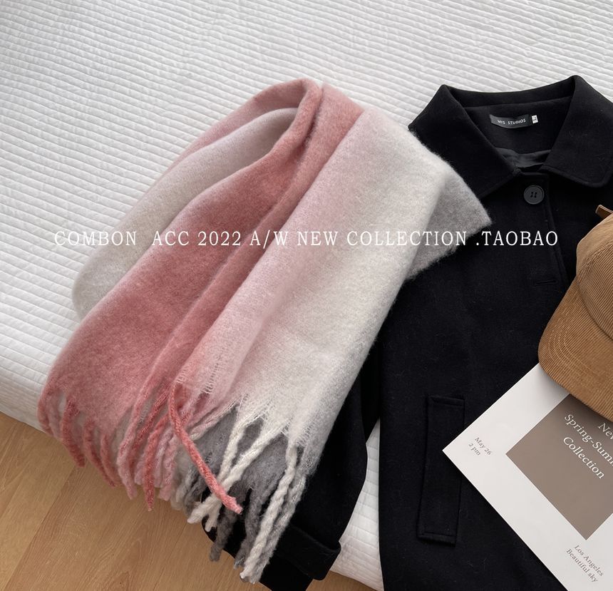 Combon - Sherpa Fleece Gradiënt Sjaal