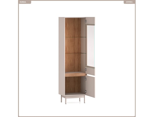 OTITEC - Armoire vitrine - l.55 x h.193 x p.40 cm - dunia