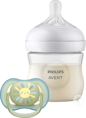 Philips Avent Natural SCD837/10 Coffret De Démarrage Biberon 125ml + Sucette