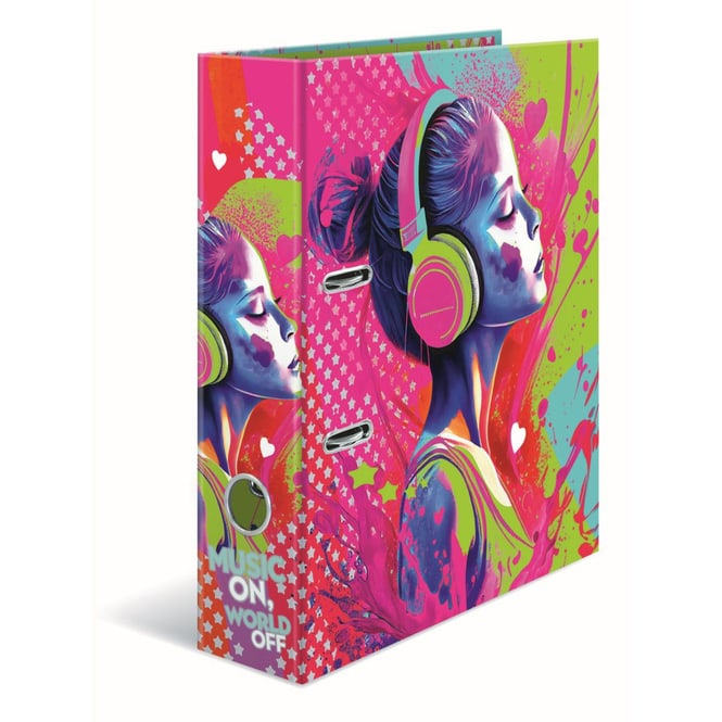 Motiv-Ordner A4 - breit - Music Girl