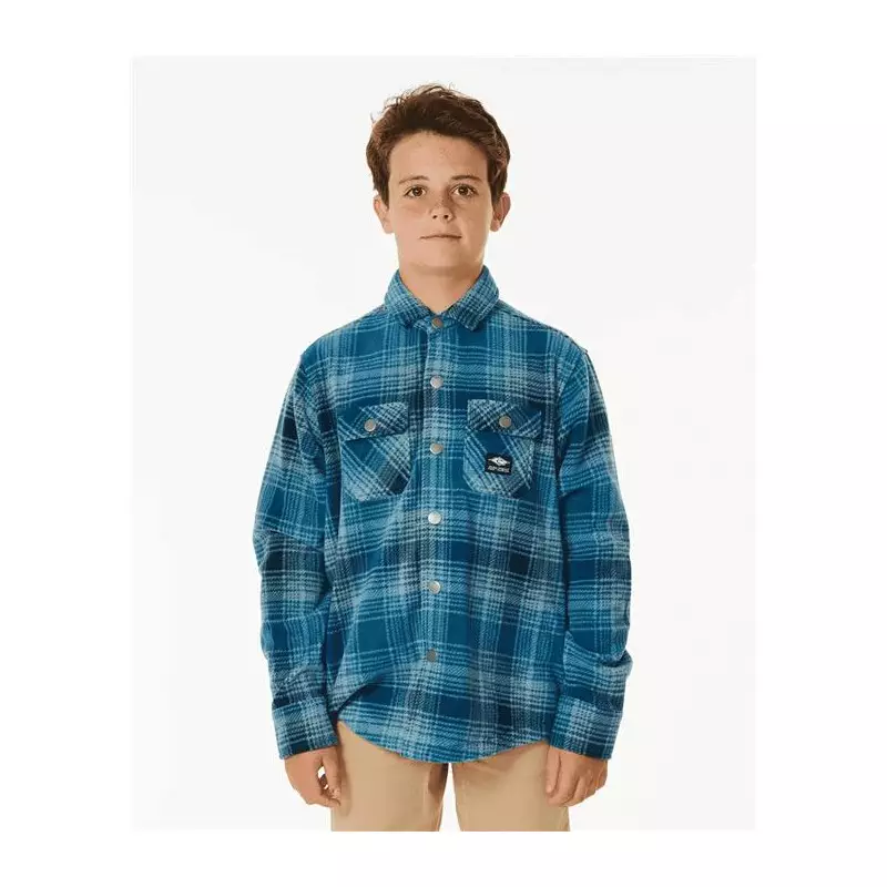 Chemise junior RIPCURL Polar Fleece Party Pk Shirt -B Blue