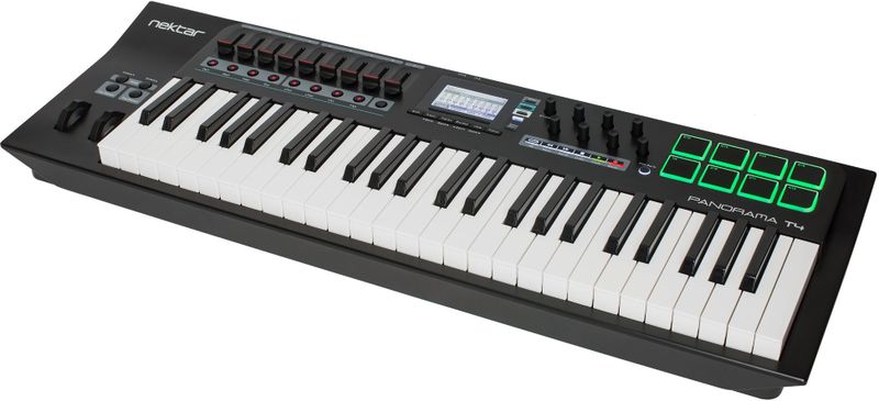 Nektar - Panorama T4 - MIDI-controller - Zwart - 49-toetsen Synth-action Toetsenbord