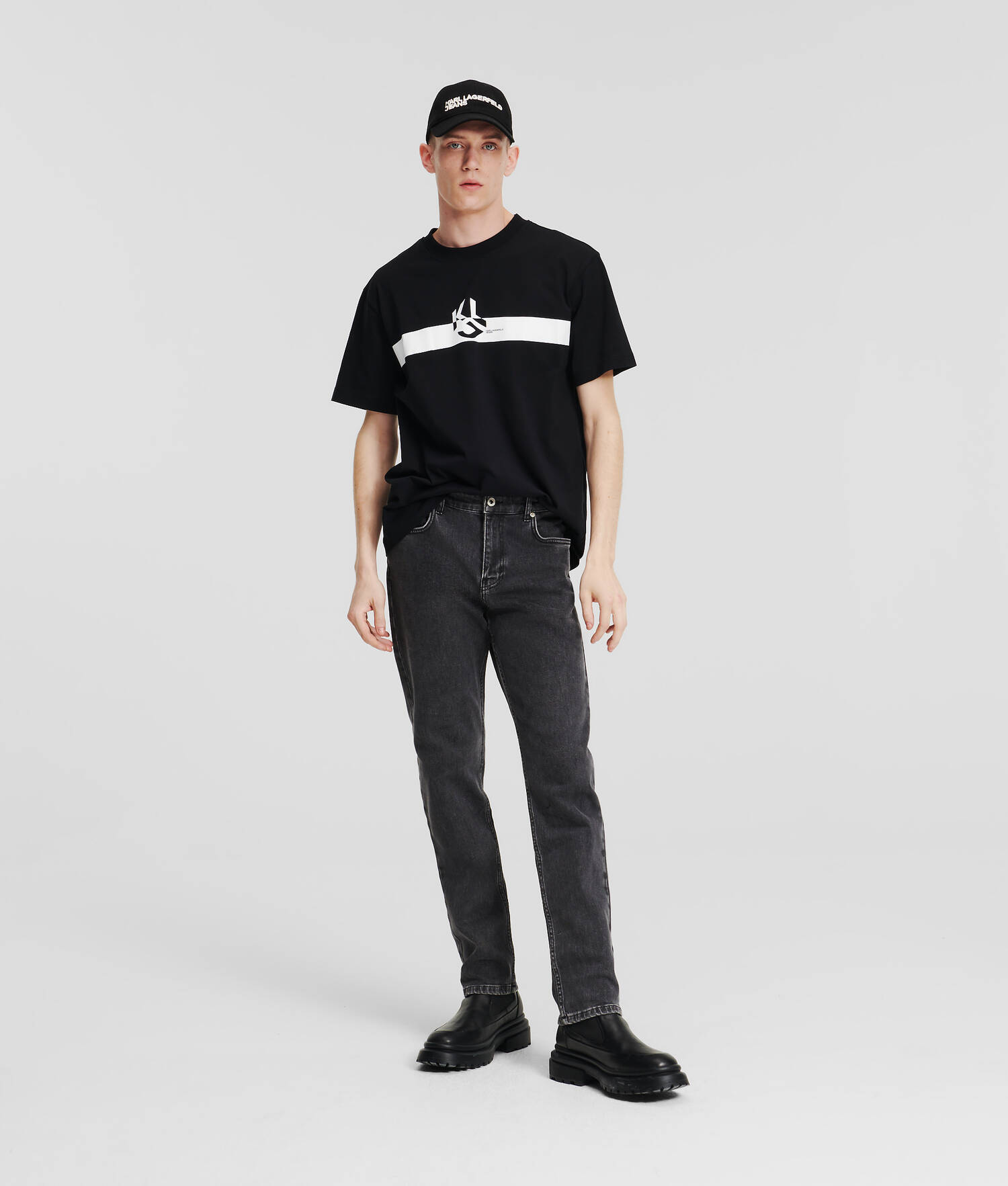 JEAN SLIM KLJ AVEC POCHE ESPRIT BANDANA